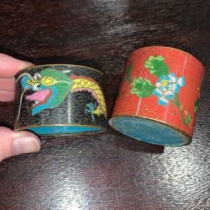 Vintage antique cloisonné items